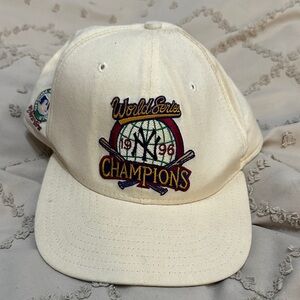 New Era Cream Baseball Cap with Colorful Embroidery
